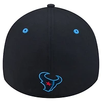 Men's New Era  Navy Houston Texans Core Team 39THIRTY Flex Hat