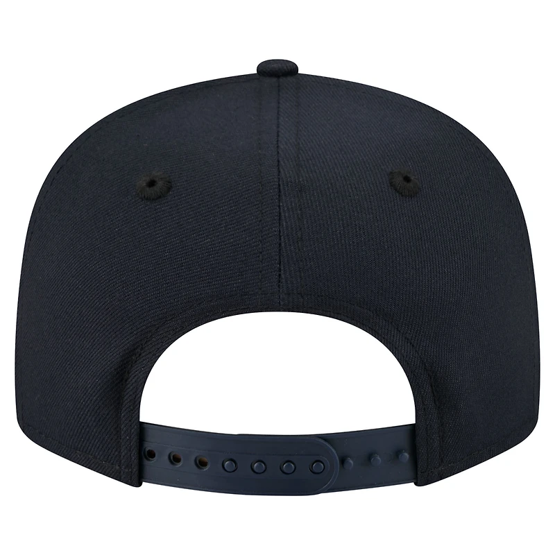 Men's New Era Navy Houston Texans Core Team Script 9FIFTY Snapback Hat