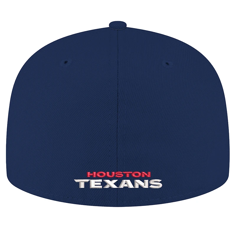 Men's New Era Navy Houston Texans Flawless 59FIFTY Fitted Hat
