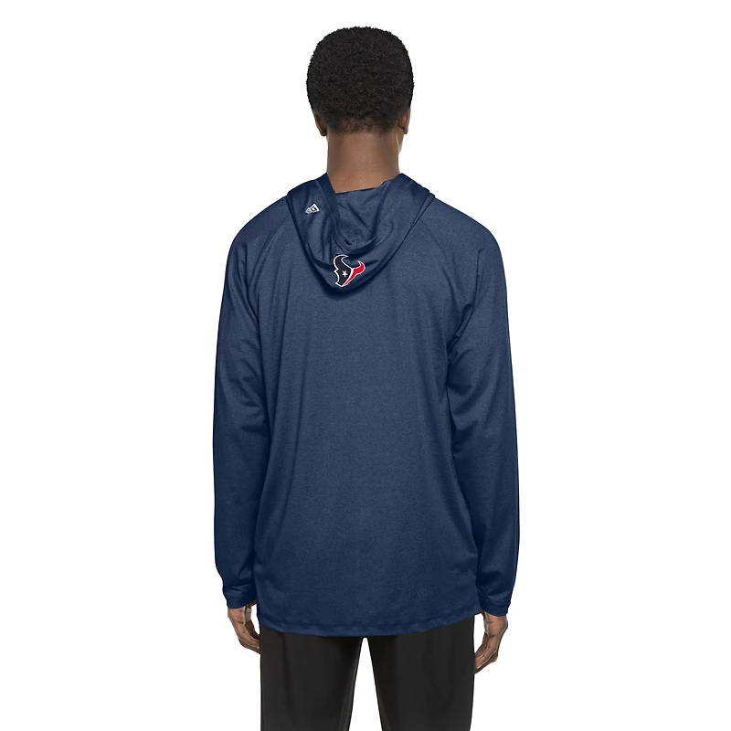 Sweat à capuche fonctionnel New Era bleu marine Houston Texans Fandom pour homme