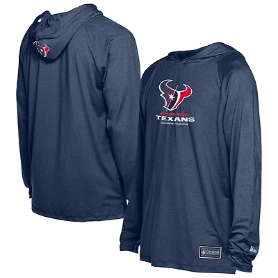 Sweat à capuche fonctionnel New Era bleu marine Houston Texans Fandom pour homme