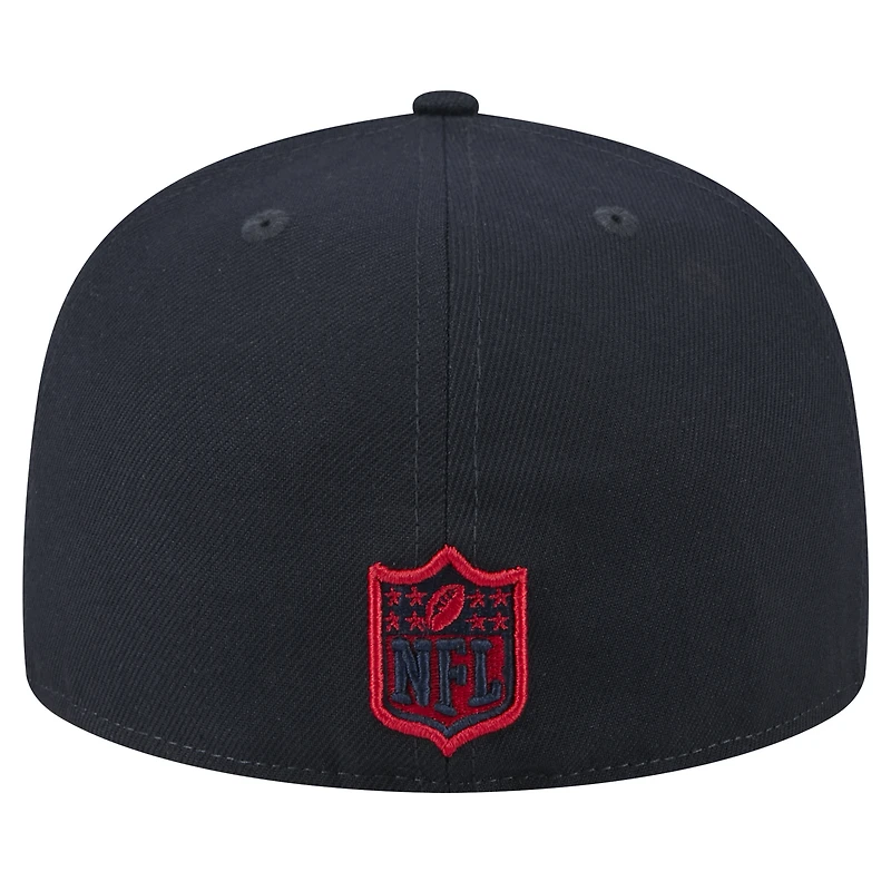 Men's New Era Navy Houston Texans Main 59FIFTY Fitted Hat