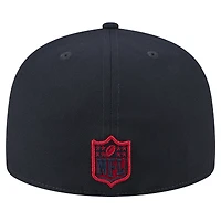 Men's New Era Navy Houston Texans  Main 59FIFTY Fitted Hat