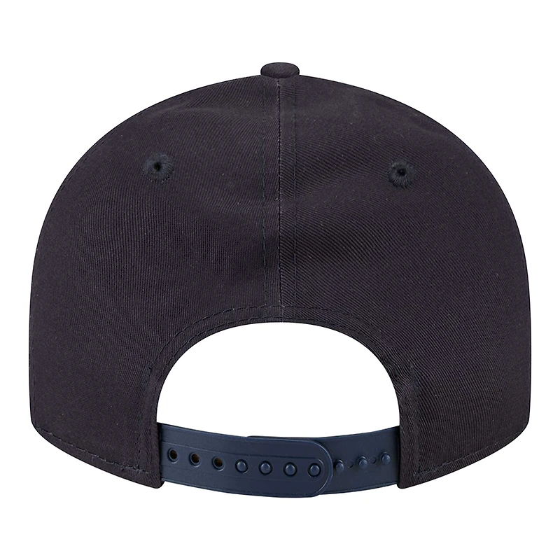 Casquette à visière basse 9FIFTY Snapback pour homme New Era bleu marine Houston Texans