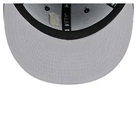 Casquette à visière basse 9FIFTY Snapback pour homme New Era bleu marine Houston Texans