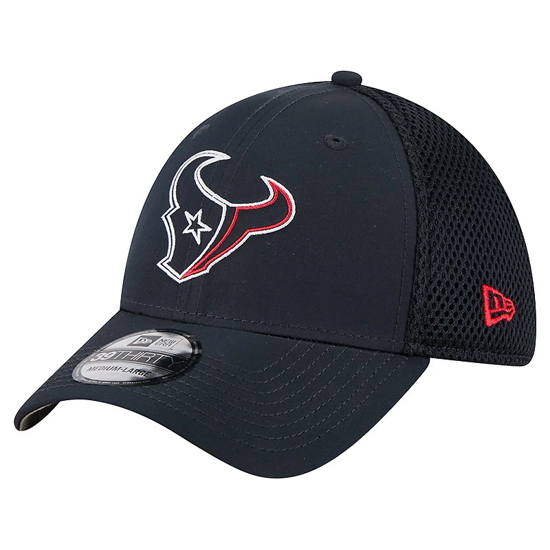 Casquette New Era 39THIRTY Flex bleu marine pour homme, Houston Texans