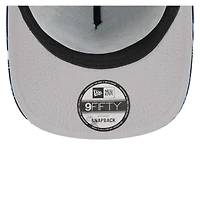 Casquette snapback New Era 9FIFTY pour homme, bleu marine, motif palmiers Houston Texans