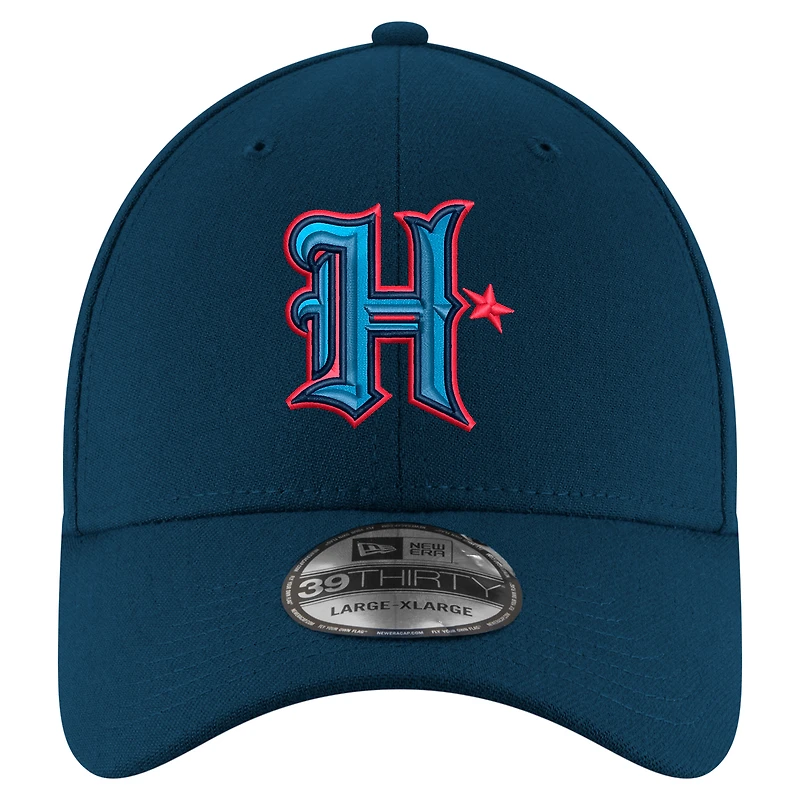 Casquette New Era Standard 39THIRTY Flex bleu marine des Houston Texans pour homme