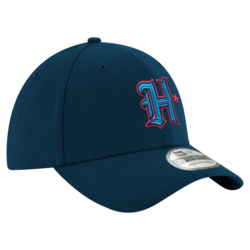 Casquette New Era Standard 39THIRTY Flex bleu marine des Houston Texans pour homme