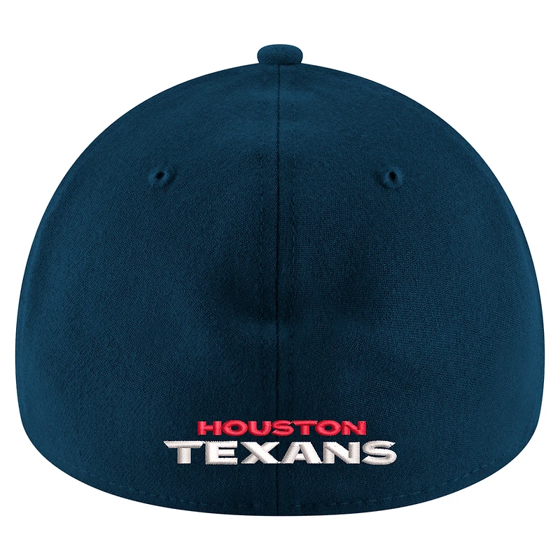 Casquette New Era Standard 39THIRTY Flex bleu marine des Houston Texans pour homme