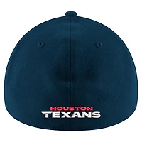 Casquette New Era Standard 39THIRTY Flex bleu marine des Houston Texans pour homme