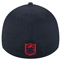 Casquette New Era 39THIRTY Flex bleu marine à rayures des Houston Texans pour homme