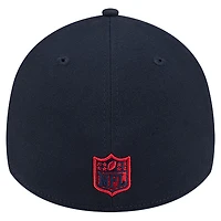 Men's New Era Navy Houston Texans Stripes 39THIRTY Flex Hat