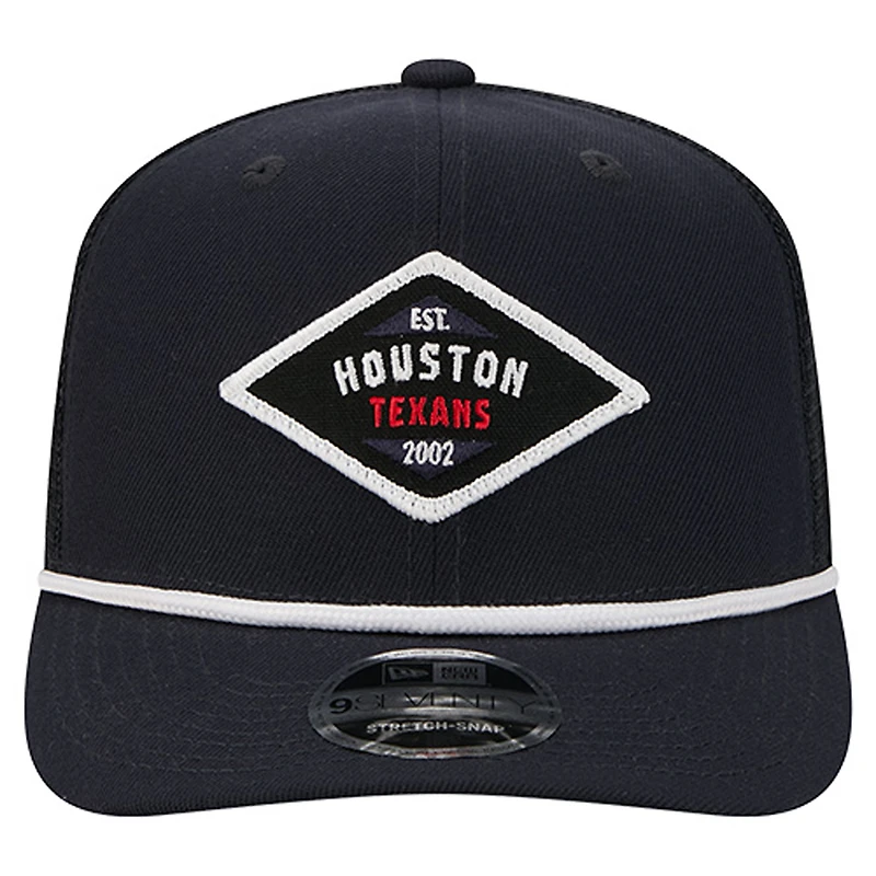 Men's New Era  Navy Houston Texans Team 9SEVENTY Adjustable Hat