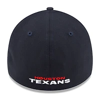 Casquette flexible 39THIRTY Team Classic des Houston Texans New Era pour hommes, bleu marine