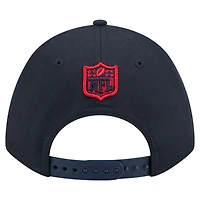 Casquette ajustable New Era 9FORTY M-Crown bleu marine pour homme, collection équipe des Houston Texans