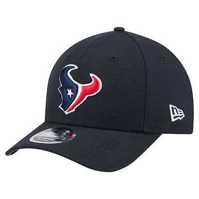 Casquette ajustable New Era 9FORTY M-Crown bleu marine pour homme, collection équipe des Houston Texans