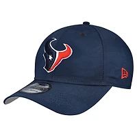 Casquette extensible New Era 39THIRTY bleu marine Houston Texans pour homme, motif camouflage ton sur