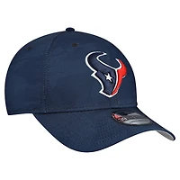 Casquette extensible New Era 39THIRTY bleu marine Houston Texans pour homme, motif camouflage ton sur