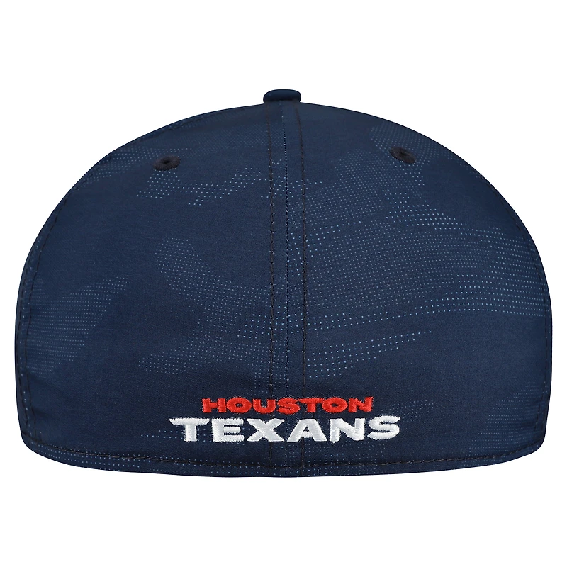 Men's New Era  Navy Houston Texans Tonal Camo 39THIRTY Stretch Fit Hat