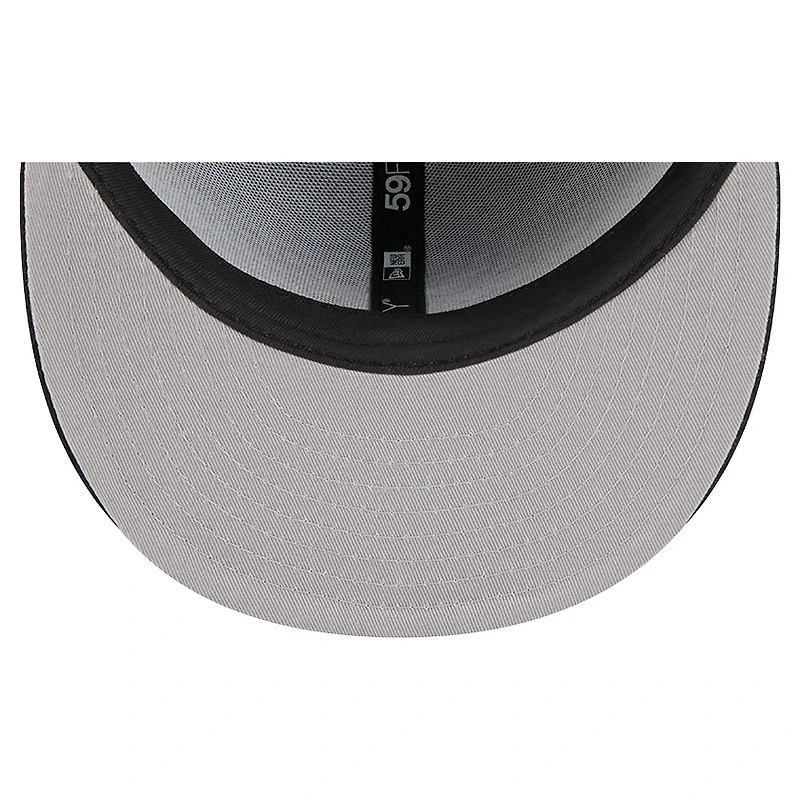Casquette ajustée New Era 59FIFTY bleu marine des Houston Texans pour homme