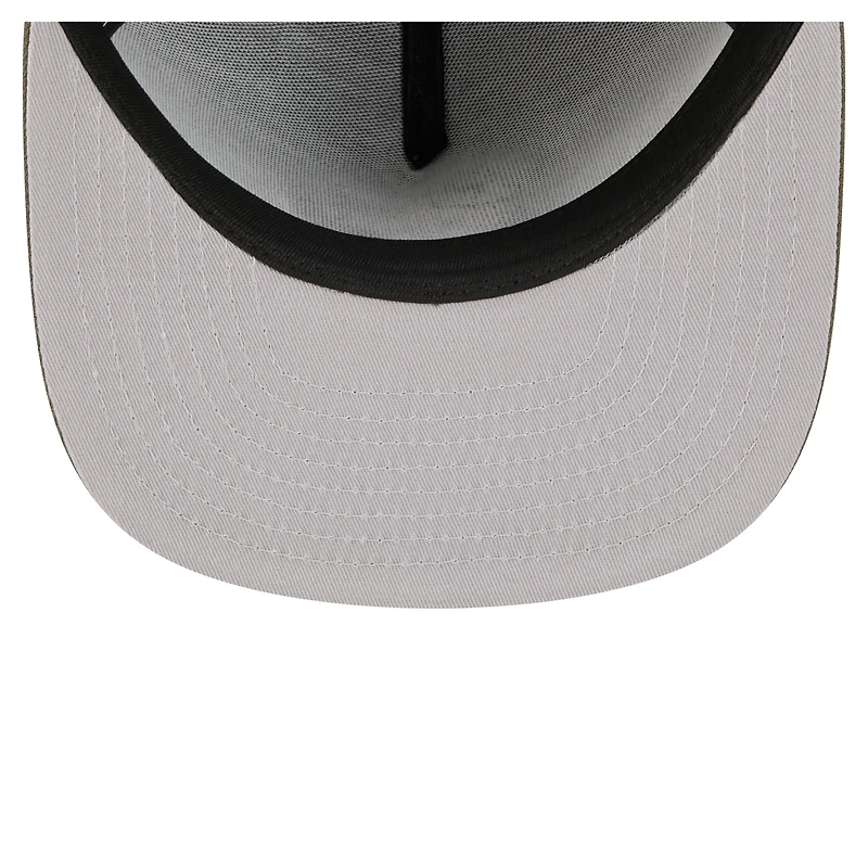Men's New Era Olive Houston Texans Color Pack A-Frame 59FIFTY Fitted Hat