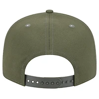 Casquette snapback 9FIFTY Main de Houston Texans de New Era pour homme, olive