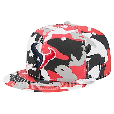 Casquette ajustée New Era 59FIFTY rouge/bleu marine des Houston Texans pour homme