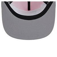Casquette de golf à visière arrière Houston Texans rouge/bleu marine New Era pour homme