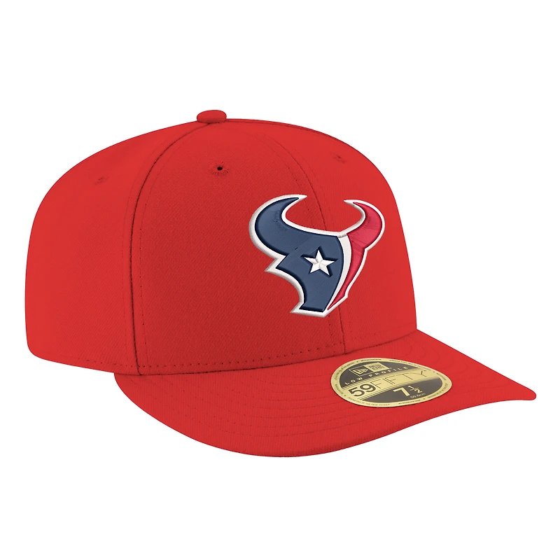 Casquette ajustée à profil bas 59FIFTY des Houston Texans Omaha de New Era pour homme