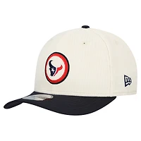 Casquette ajustable en velours côtelé 9SEVENTY pour homme New Era Stone Houston Texans