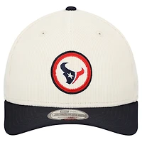 Men's New Era  Stone Houston Texans  Loyal Corduroy 9SEVENTY Adjustable Hat
