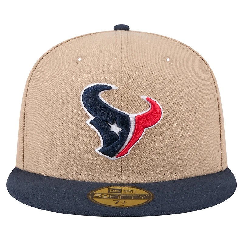 Casquette ajustée 59FIFTY pour homme avec logo principal des Houston Texans de New Era