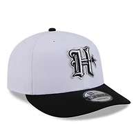 Men's New Era  White/Black Houston Texans 2026 NFL Draft Pre-Curved 9FIFTY Snapback Hat