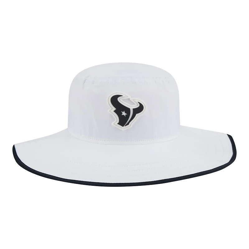 Bob Panama blanc New Era Houston Texans, camp d'entraînement NFL 2025