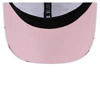 Casquette extensible à bouton-pression New Era blanche Houston Texans Adventure Flamingo Pattern 9SEVENTY pour homme
