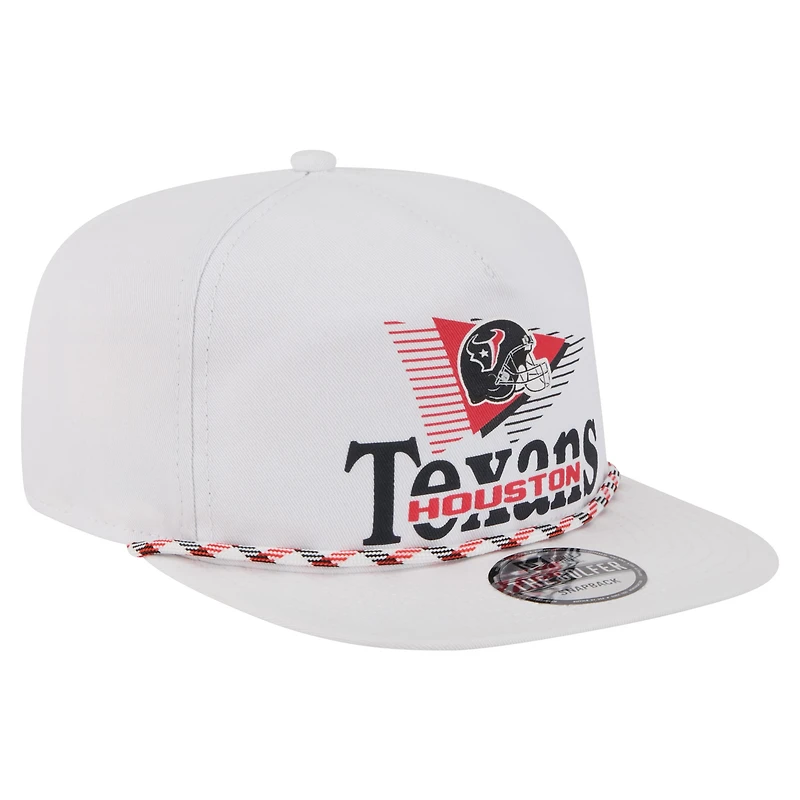 Casquette snapback de golf Collide des Houston Texans de New Era pour homme