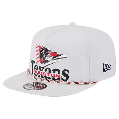 Casquette snapback de golf Collide des Houston Texans de New Era pour homme