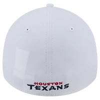Casquette New Era blanche Houston Texans Main 39THIRTY Flex pour homme
