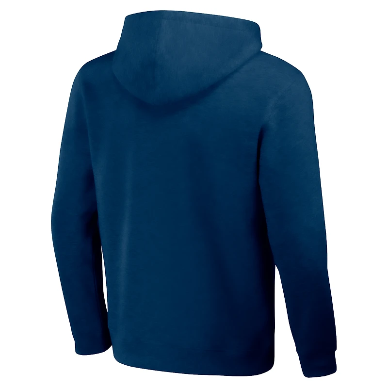 Men's NFL x Darius Rucker Collection by Fanatics Navy Houston Texans Coaches Pullover Hoodie