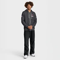 Sweat à capuche Nike Anthracite Houston Texans Sideline Utility Player Dri-FIT pour homme avec fermeture éclair intégrale