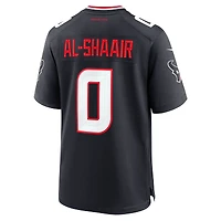 Men's Nike Azeez Al-Shaair  Navy Houston Texans Team Game Jersey