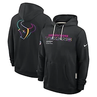 Sweat à capuche Nike noir Houston Texans NFL Crucial Catch 2025 pour homme