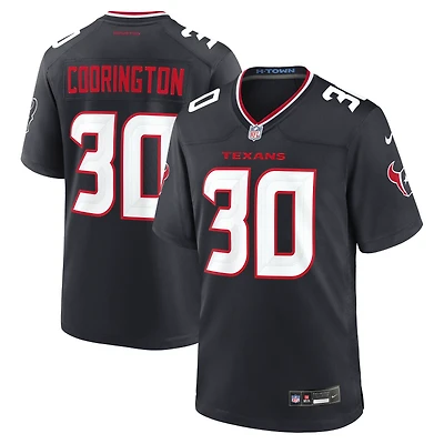 Men's Nike Brandon Codrington  Navy Houston Texans Team Game Jersey