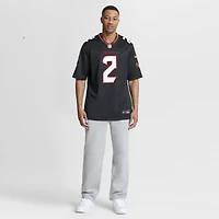 Men's Nike Calen Bullock  Navy Houston Texans Team Game Jersey