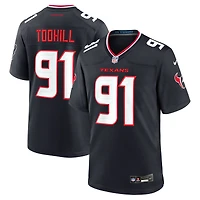 Maillot Nike Casey Toohill bleu marine pour homme des Houston Texans