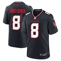 Maillot Nike C.J. Gardner-Johnson bleu marine pour homme des Houston Texans