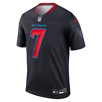 Haut Nike C.J. Stroud bleu marine pour homme, joueur légendaire des Houston Texans