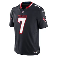 Nike C.J. Stroud pour hommes, bleu marine, Houston Texans Vapor F.U.S.E. Maillot limité