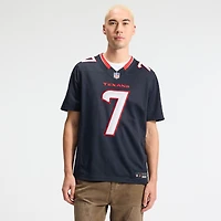 Men's Nike C.J. Stroud Navy Houston Texans Vapor F.U.S.E. Stitched Limited Jersey